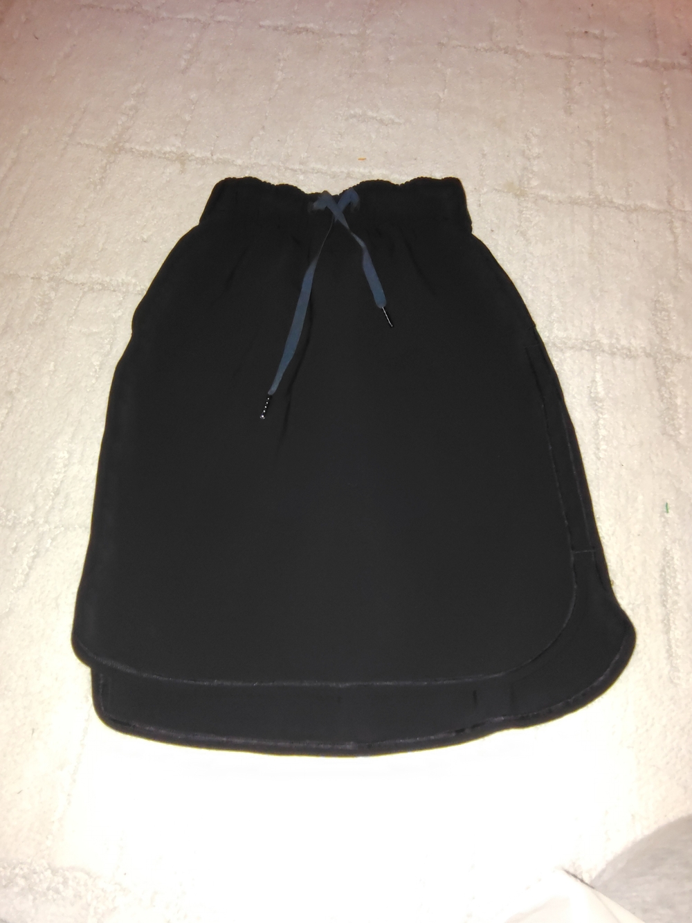 lululemon athletica Black High-Low Drawstring Skirt